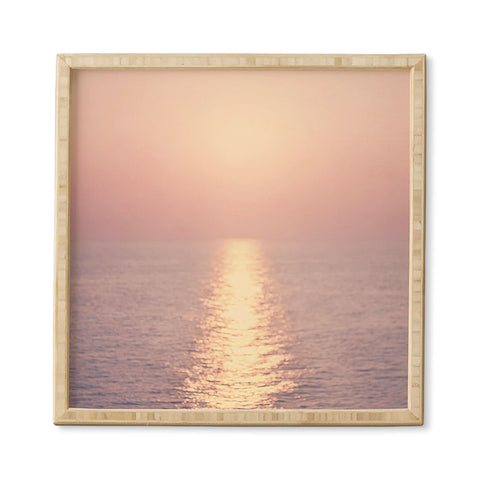 Ingrid Beddoes cashmere rose sunset Framed Wall Art