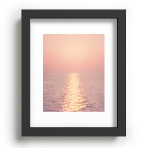 Ingrid Beddoes cashmere rose sunset Recessed Framing Rectangle