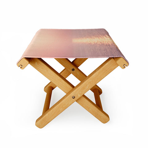 Ingrid Beddoes cashmere rose sunset Folding Stool