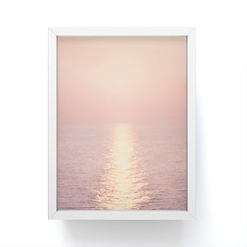 Ingrid Beddoes cashmere rose sunset Framed Mini Art Print