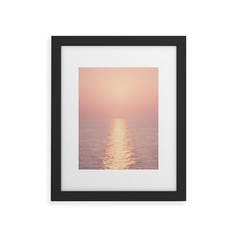 Ingrid Beddoes cashmere rose sunset Framed Art Print