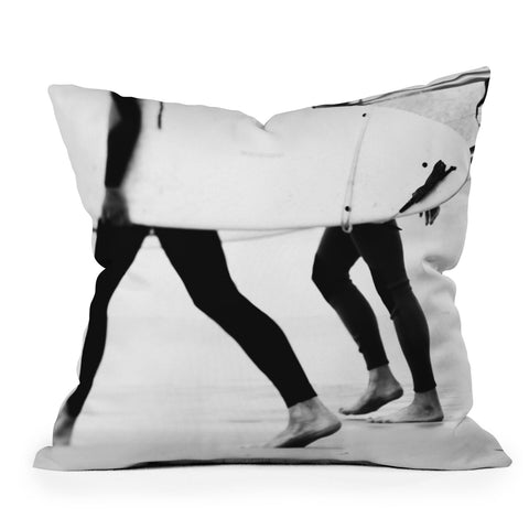 Ingrid Beddoes Catch a Wave VI Throw Pillow