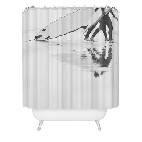 Ingrid Beddoes Catch a Wave VII Shower Curtain