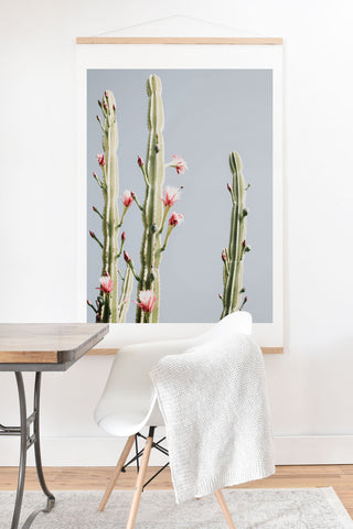 Ingrid Beddoes Cereus Cactus Blush Desert Cactus Art Print And Hanger