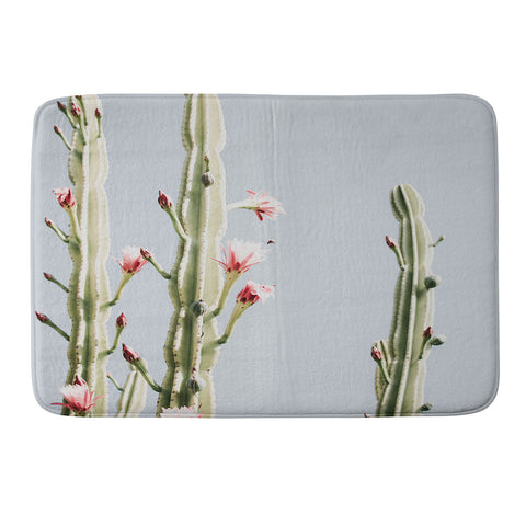 Ingrid Beddoes Cereus Cactus Blush Desert Cactus Memory Foam Bath Mat