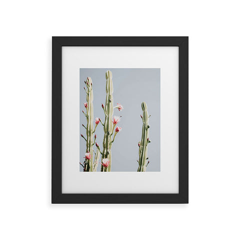 Ingrid Beddoes Cereus Cactus Blush Desert Cactus Framed Art Print