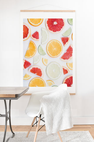 Ingrid Beddoes citrus fresh Art Print And Hanger