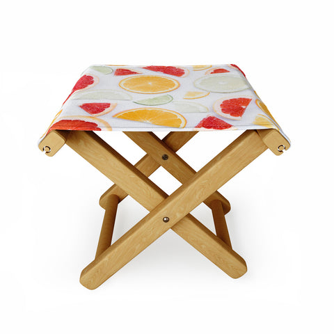 Ingrid Beddoes citrus fresh Folding Stool