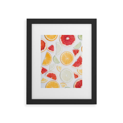 Ingrid Beddoes citrus fresh Framed Art Print