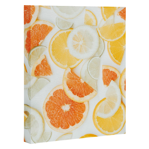 Ingrid Beddoes citrus orange twist Art Canvas