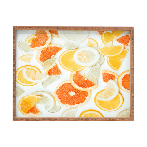 Ingrid Beddoes citrus orange twist Rectangular Tray