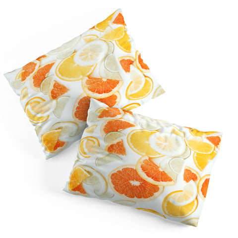 Ingrid Beddoes citrus orange twist Pillow Shams