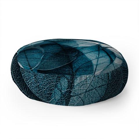 Ingrid Beddoes Denim blue Floor Pillow Round