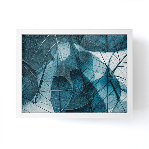 Ingrid Beddoes Denim blue Framed Mini Art Print