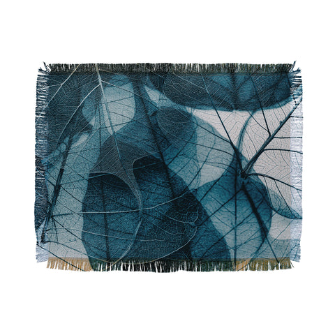Ingrid Beddoes Denim blue Throw Blanket
