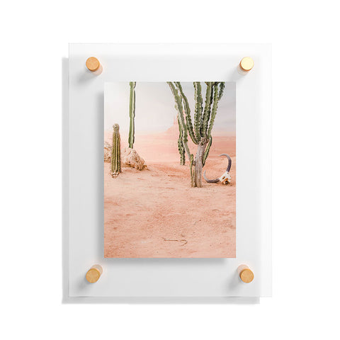 Ingrid Beddoes Desert Peach Floating Acrylic Print