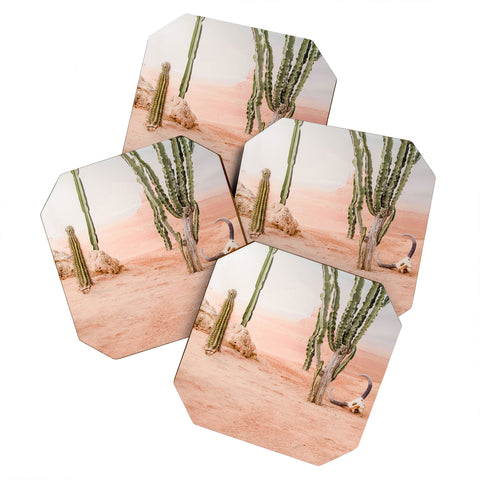 Ingrid Beddoes Desert Peach Coaster Set