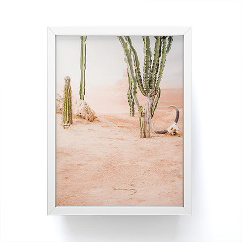 Ingrid Beddoes Desert Peach Framed Mini Art Print