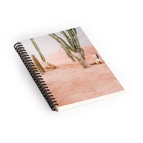 Ingrid Beddoes Desert Peach Spiral Notebook