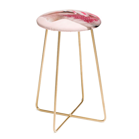 Ingrid Beddoes flamingo love Counter Stool