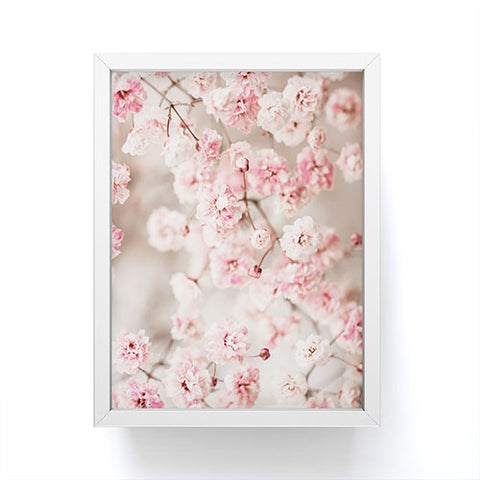 Ingrid Beddoes Gypsophila pink blush Framed Mini Art Print