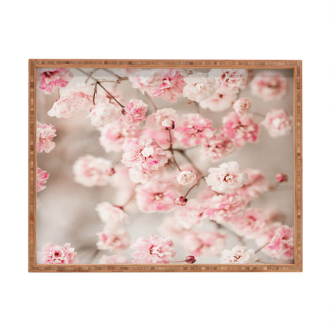 Ingrid Beddoes Gypsophila pink blush Rectangular Tray