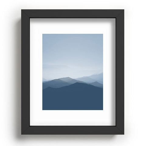 Ingrid Beddoes Hazy morning blues Recessed Framing Rectangle