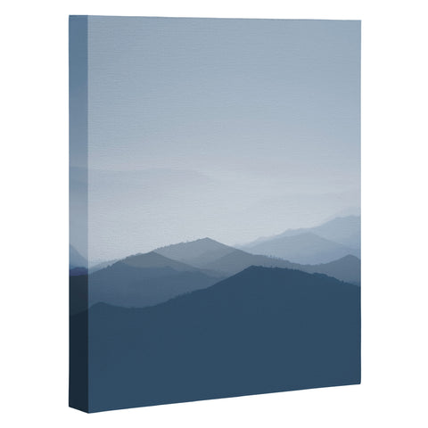 Ingrid Beddoes Hazy morning blues Art Canvas