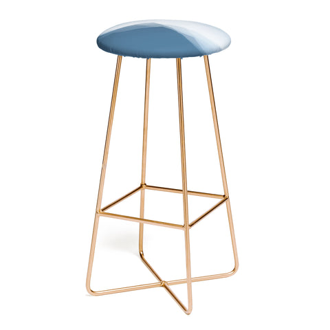 Ingrid Beddoes Hazy morning blues Bar Stool