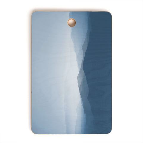 Ingrid Beddoes Hazy morning blues Cutting Board Rectangle