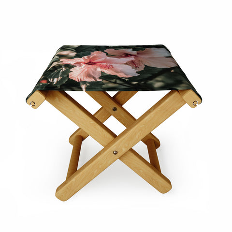 Ingrid Beddoes Hibiscus Flowers Folding Stool