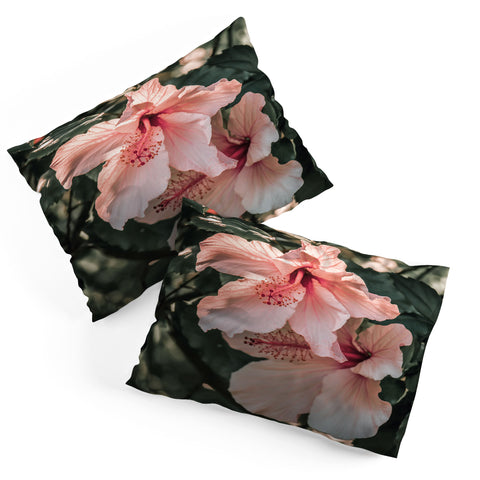 Ingrid Beddoes Hibiscus Flowers Pillow Shams