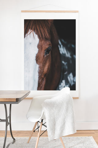 Ingrid Beddoes horse cheyenne Art Print And Hanger