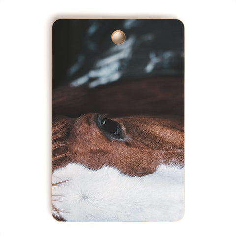 Ingrid Beddoes horse cheyenne Cutting Board Rectangle