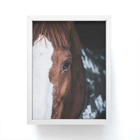 Ingrid Beddoes horse cheyenne Framed Mini Art Print