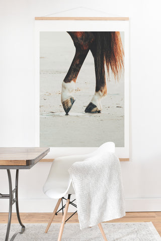 Ingrid Beddoes horse tango Art Print And Hanger