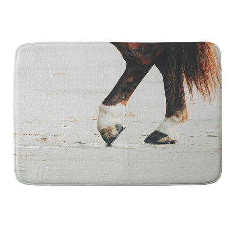 Ingrid Beddoes horse tango Memory Foam Bath Mat
