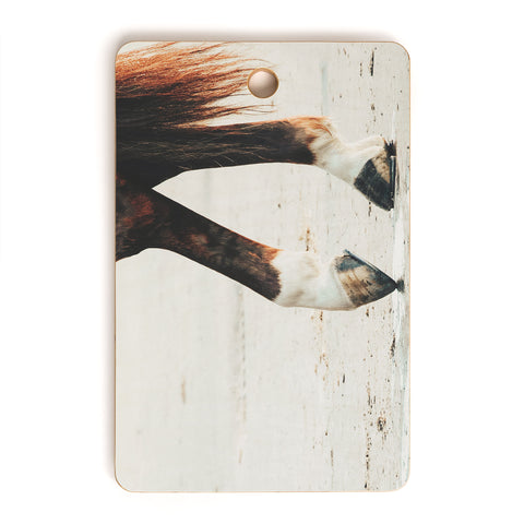 Ingrid Beddoes horse tango Cutting Board Rectangle