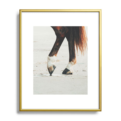 Ingrid Beddoes horse tango Metal Framed Art Print