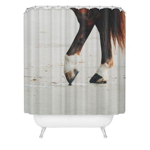 Ingrid Beddoes horse tango Shower Curtain