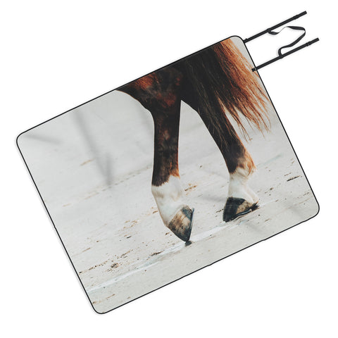 Ingrid Beddoes horse tango Picnic Blanket