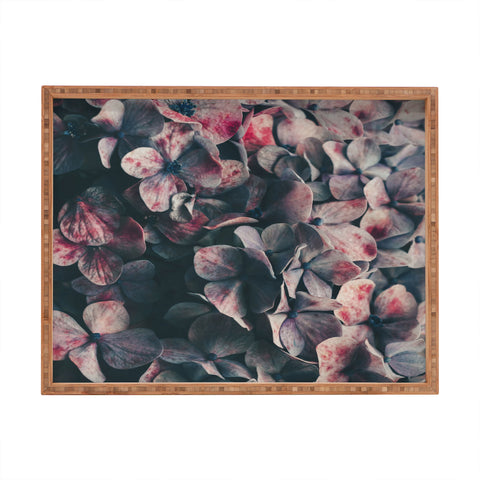 Ingrid Beddoes Hydrangea Moody Blues Rectangular Tray