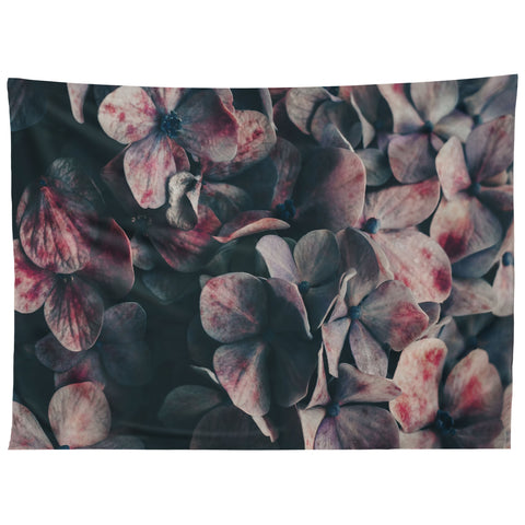 Ingrid Beddoes Hydrangea Moody Blues Tapestry