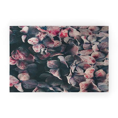 Ingrid Beddoes Hydrangea Moody Blues Welcome Mat