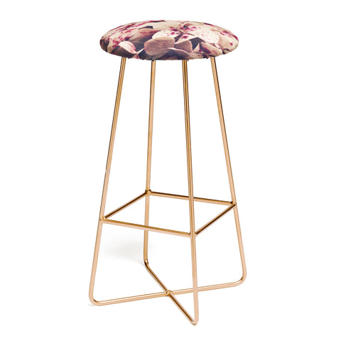 Ingrid Beddoes Hydrangea Pink Freckels Bar Stool