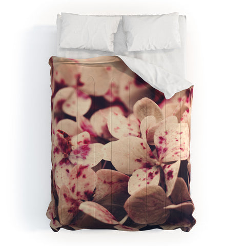 Ingrid Beddoes Hydrangea Pink Freckels Comforter