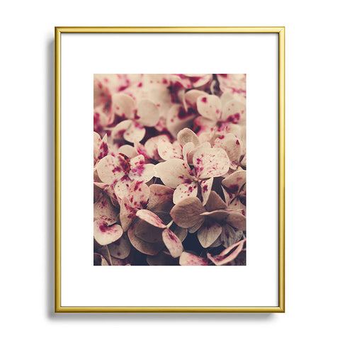 Ingrid Beddoes Hydrangea Pink Freckels Metal Framed Art Print