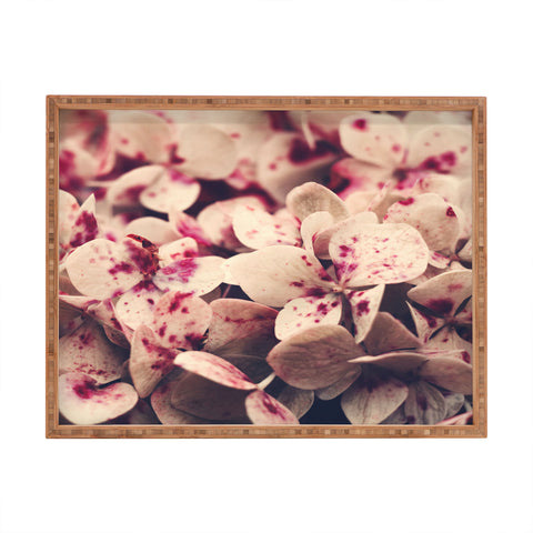 Ingrid Beddoes Hydrangea Pink Freckels Rectangular Tray
