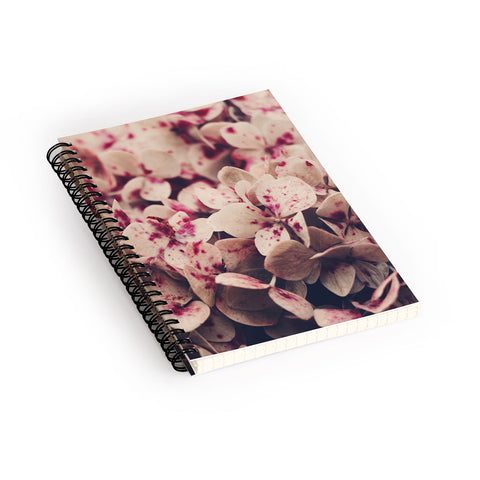 Ingrid Beddoes Hydrangea Pink Freckels Spiral Notebook