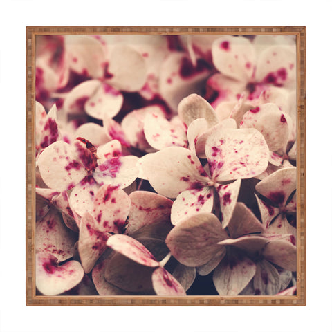 Ingrid Beddoes Hydrangea Pink Freckels Square Tray